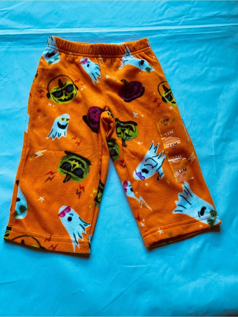 New Halloween Hyde & Eek! 12 Month Fleece Sleep Pants
